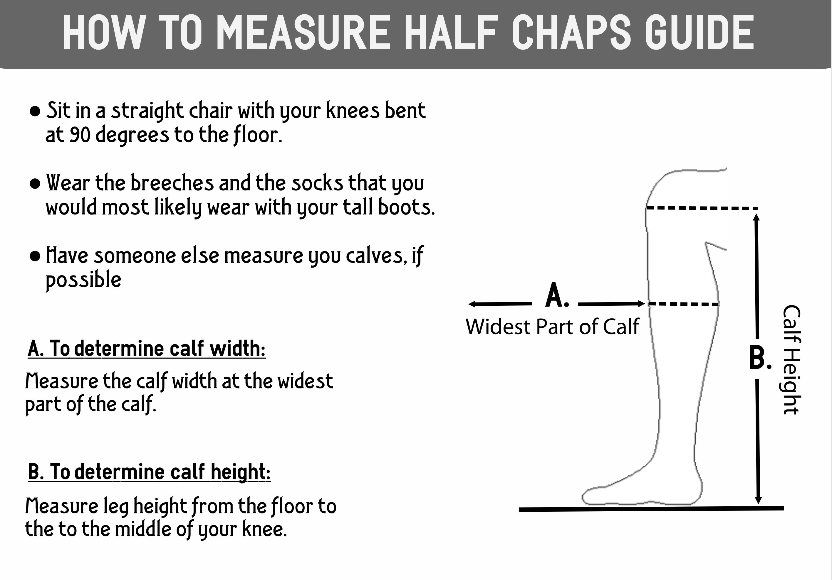 Custom Half Chaps