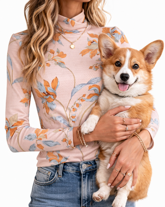 The Brooke - Crossover Perforated Shirt