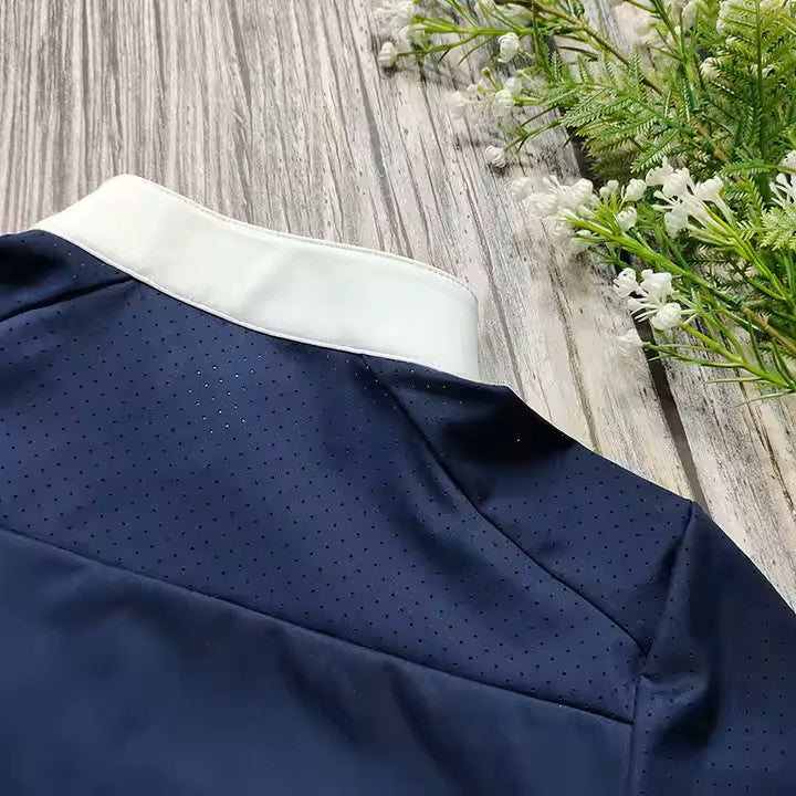 Half Perforated Show Shirt