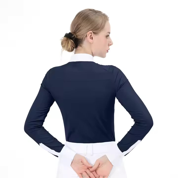 Half Perforated Show Shirt