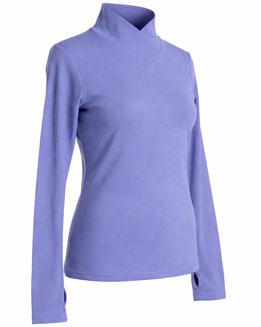 The Brooke - Crossover Perforated Shirt