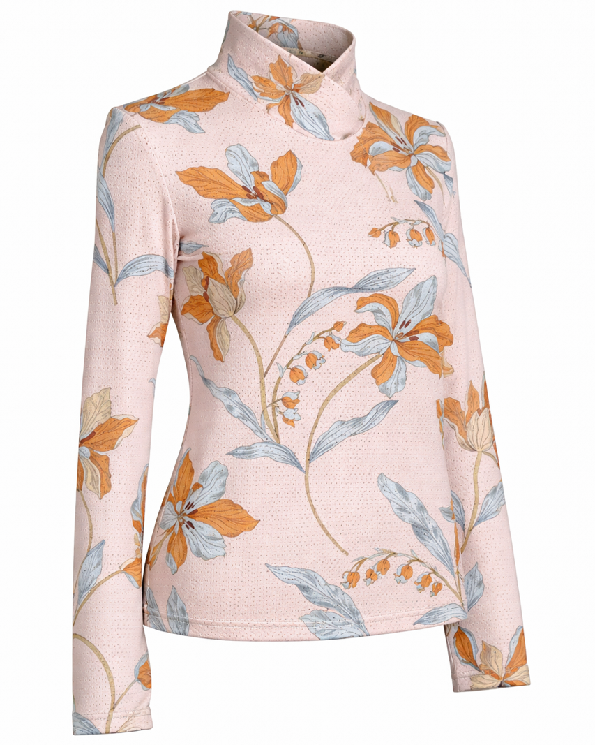 The Brooke - Crossover Perforated Shirt