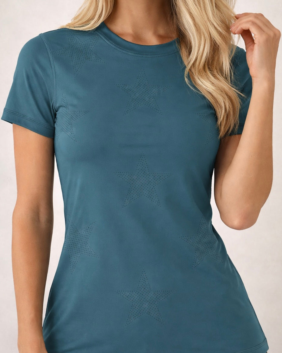 The Millie - Perforated Star Shirts UPF 50