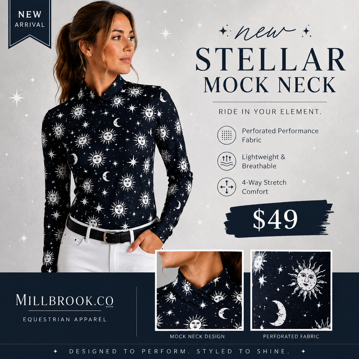 The Brooke - Crossover Perforated Shirt