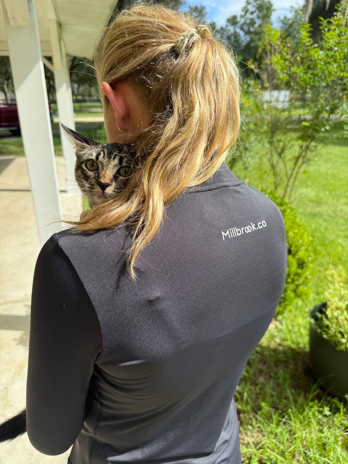 Honeycomb Mockneck