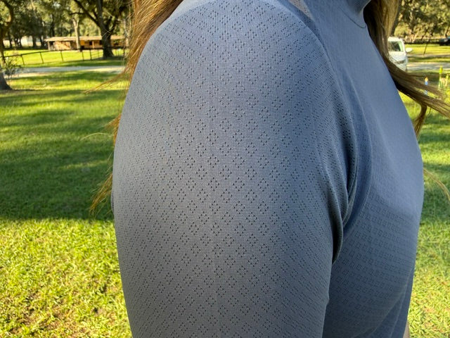 Honeycomb Mockneck