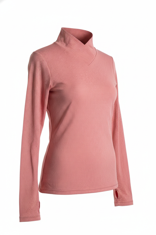 Crossover Perforated Shirt