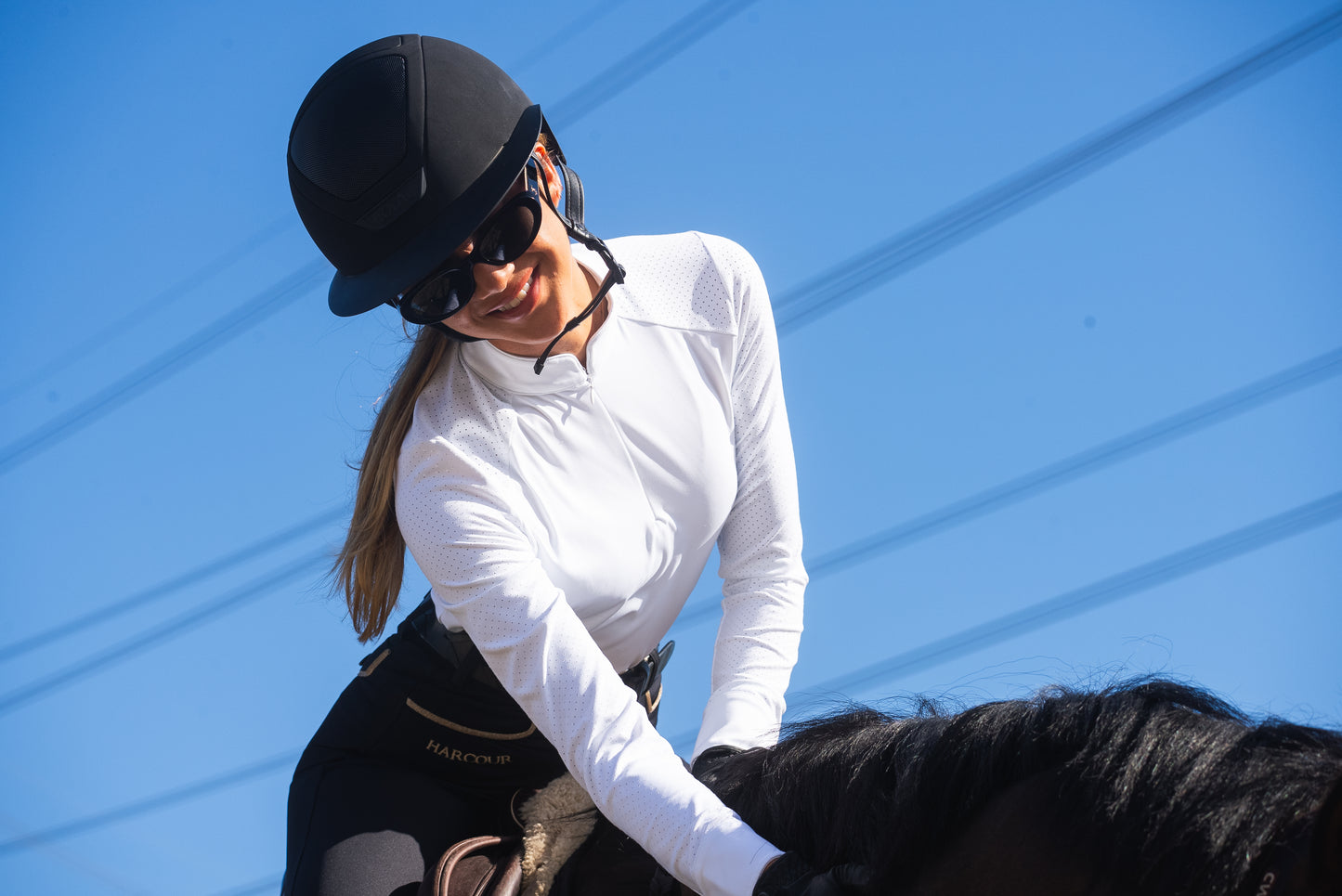 Half Perforated Show Shirt